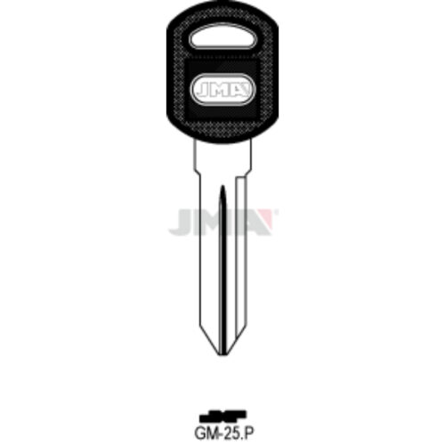 Chei Otel Plastic Negru GM-25.P